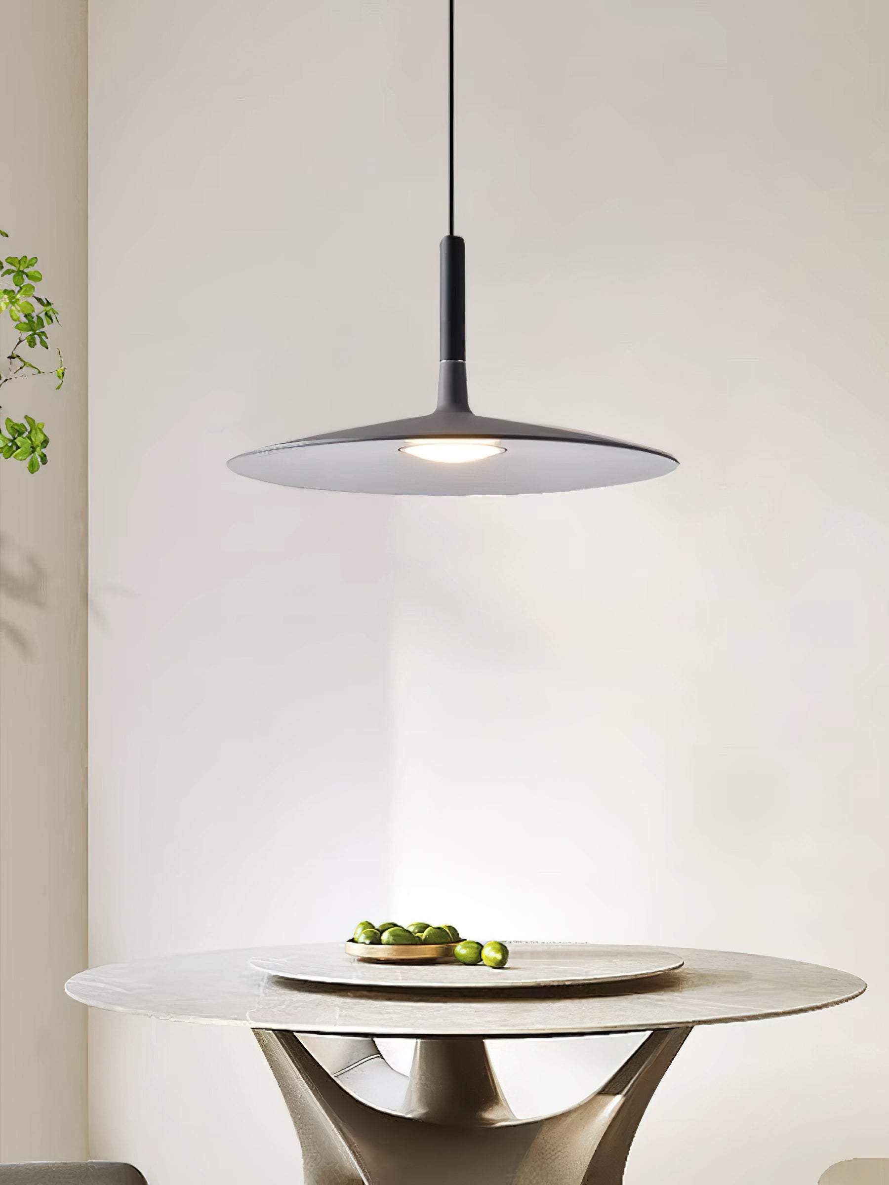 Modern Metal Pendant Light With Dimmable LED Glow — Harbor Light Co.