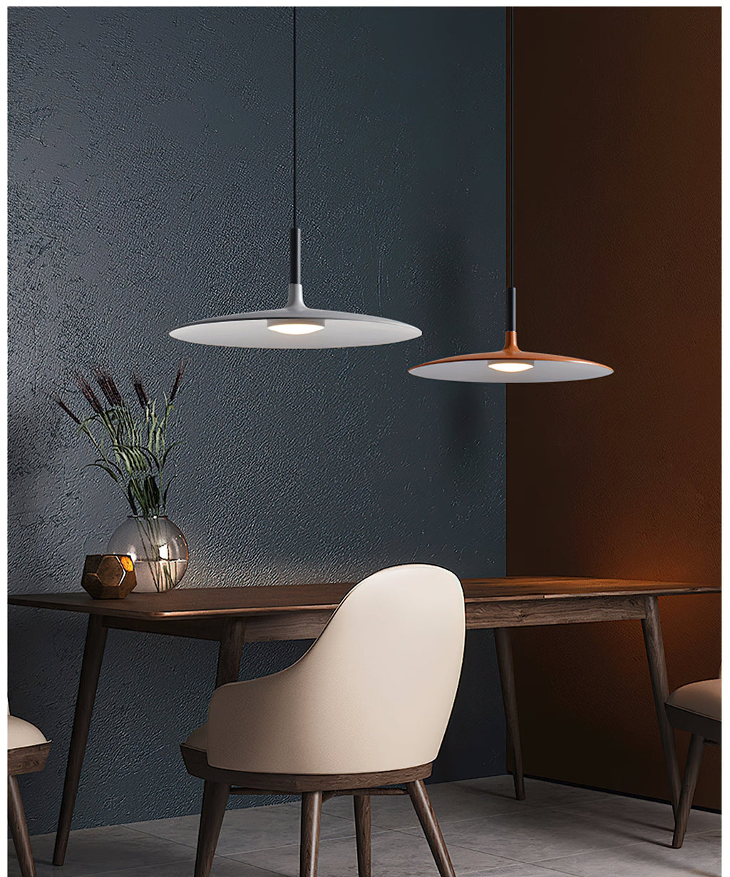 Modern Metal Pendant Light With Dimmable LED Glow — Harbor Light Co.