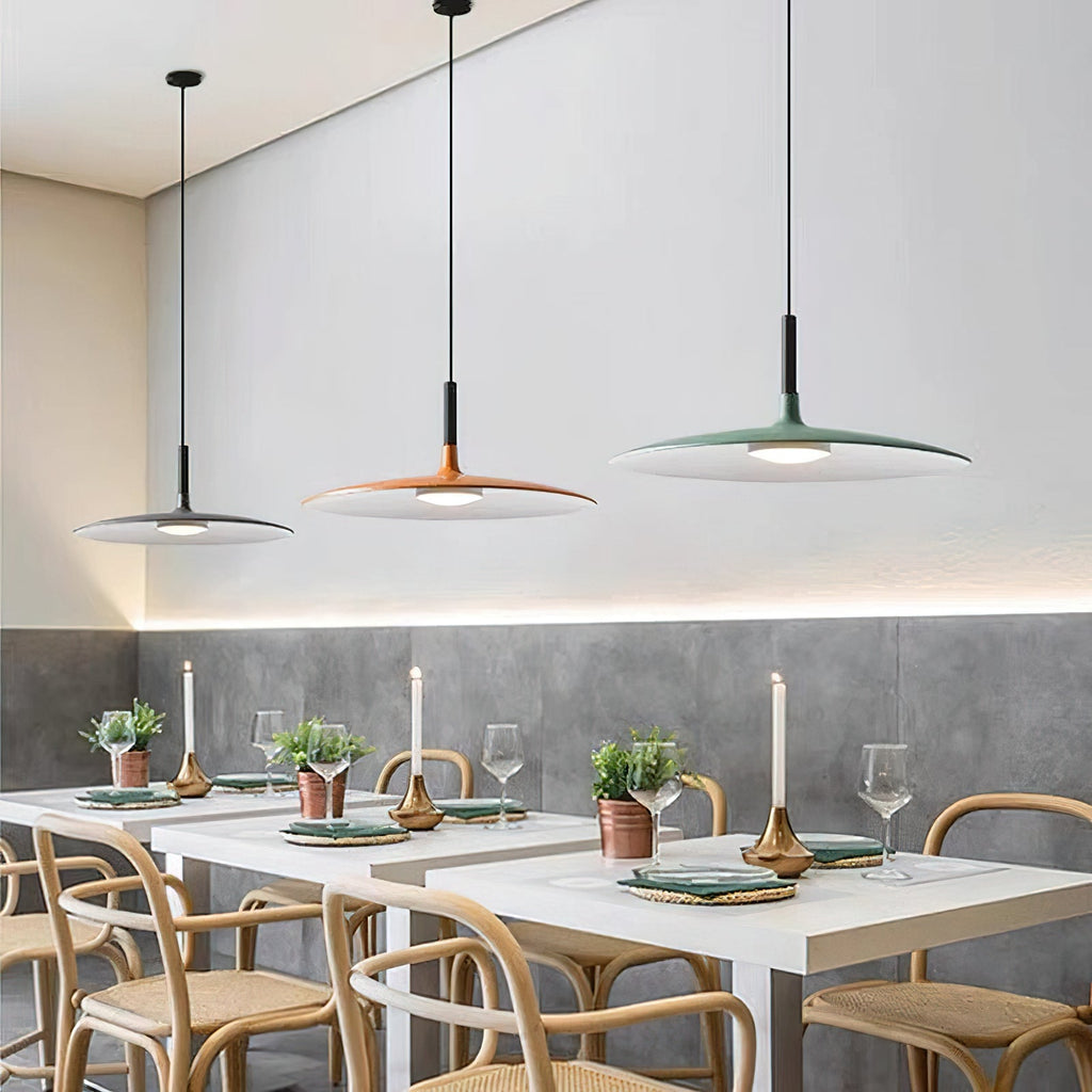 Modern Metal Pendant Light With Dimmable LED Glow — Harbor Light Co.