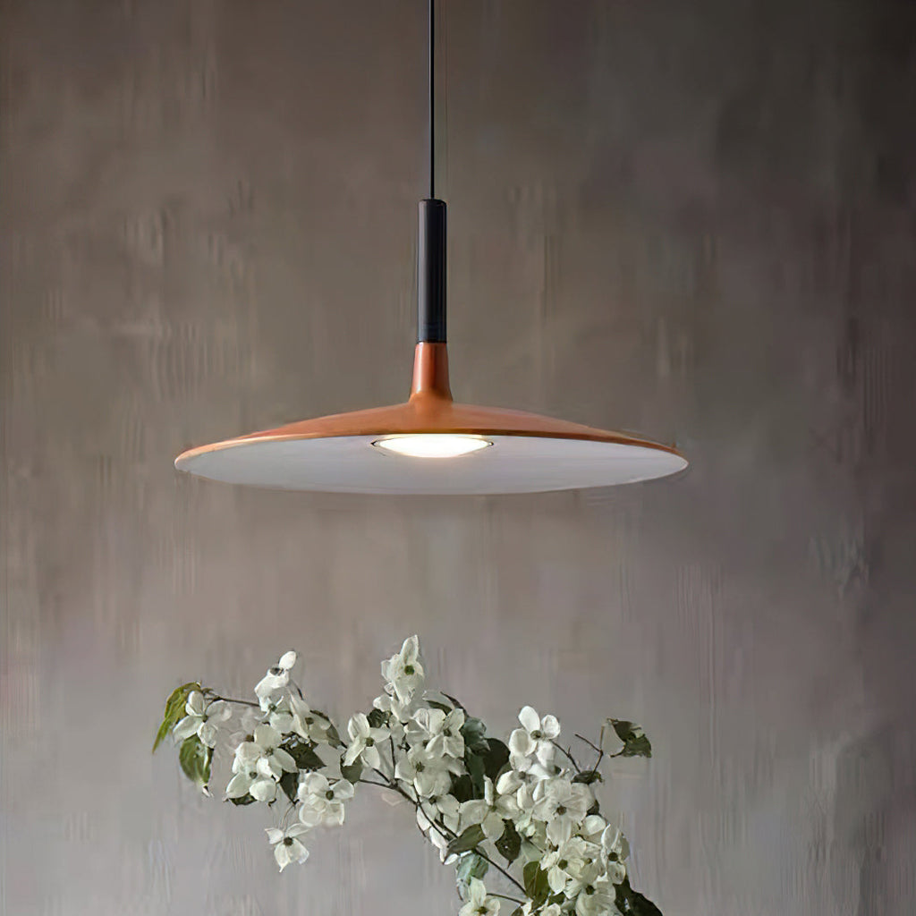 Modern Metal Pendant Light With Dimmable LED Glow — Harbor Light Co.