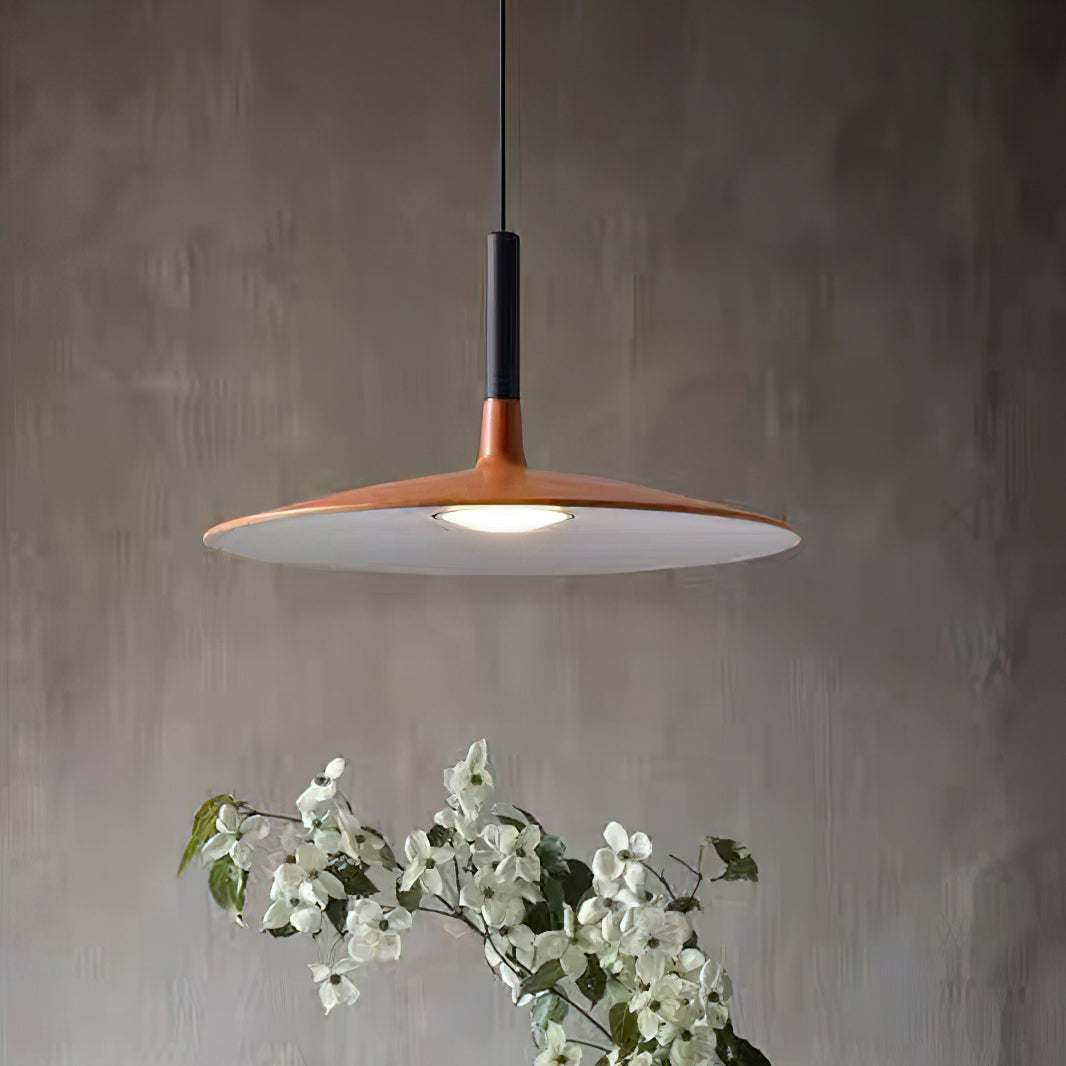 Modern Metal Pendant Light With Dimmable LED Glow — Harbor Light Co.
