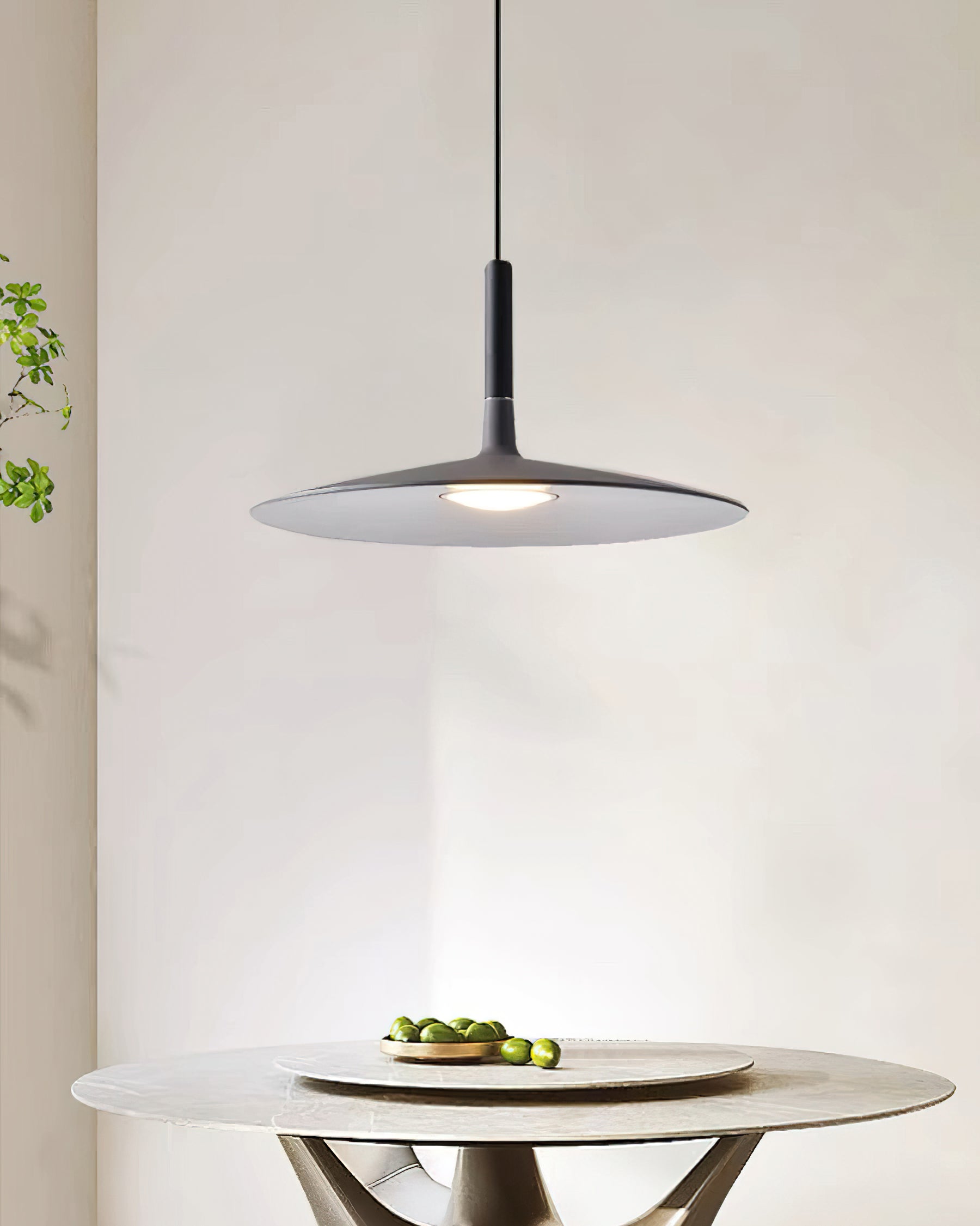 Modern Metal Pendant Light With Dimmable LED Glow — Harbor Light Co.