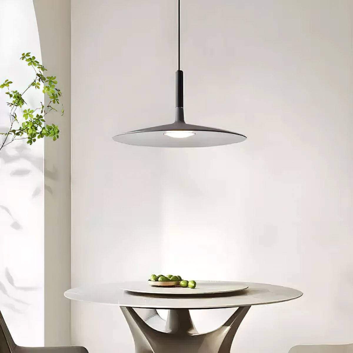 Modern Metal Pendant Light With Dimmable LED Glow — Harbor Light Co.