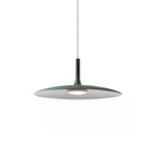 Modern Metal Pendant Light With Dimmable LED Glow in Green — Harbor Light Co.