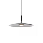 Modern Metal Pendant Light With Dimmable LED Glow in Matte Gray — Harbor Light Co.
