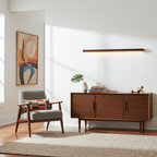 Linear Wood Wall Sconce with Slim Light