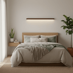 Linear Wood Wall Sconce with Slim Light