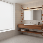 Linear Wood Wall Sconce with Slim Light