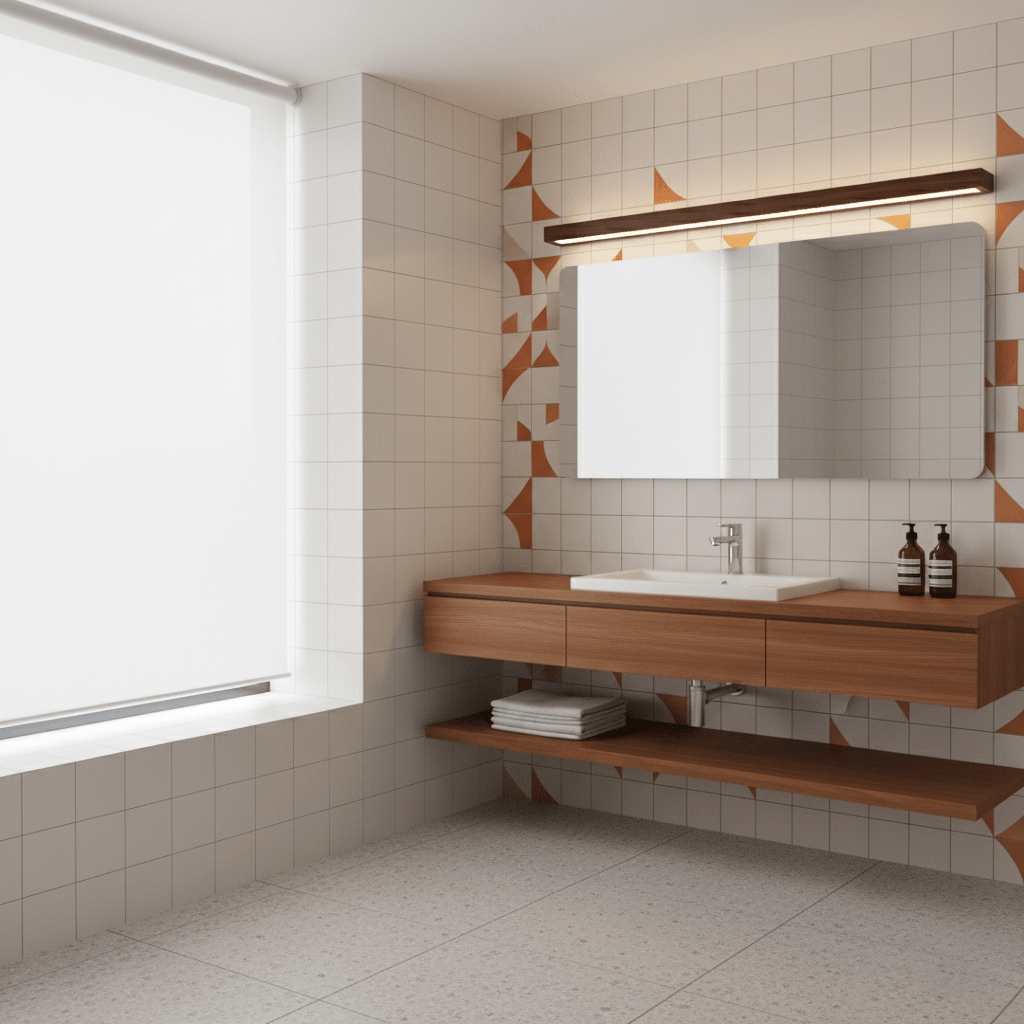Linear Wood Wall Sconce with Slim Light
