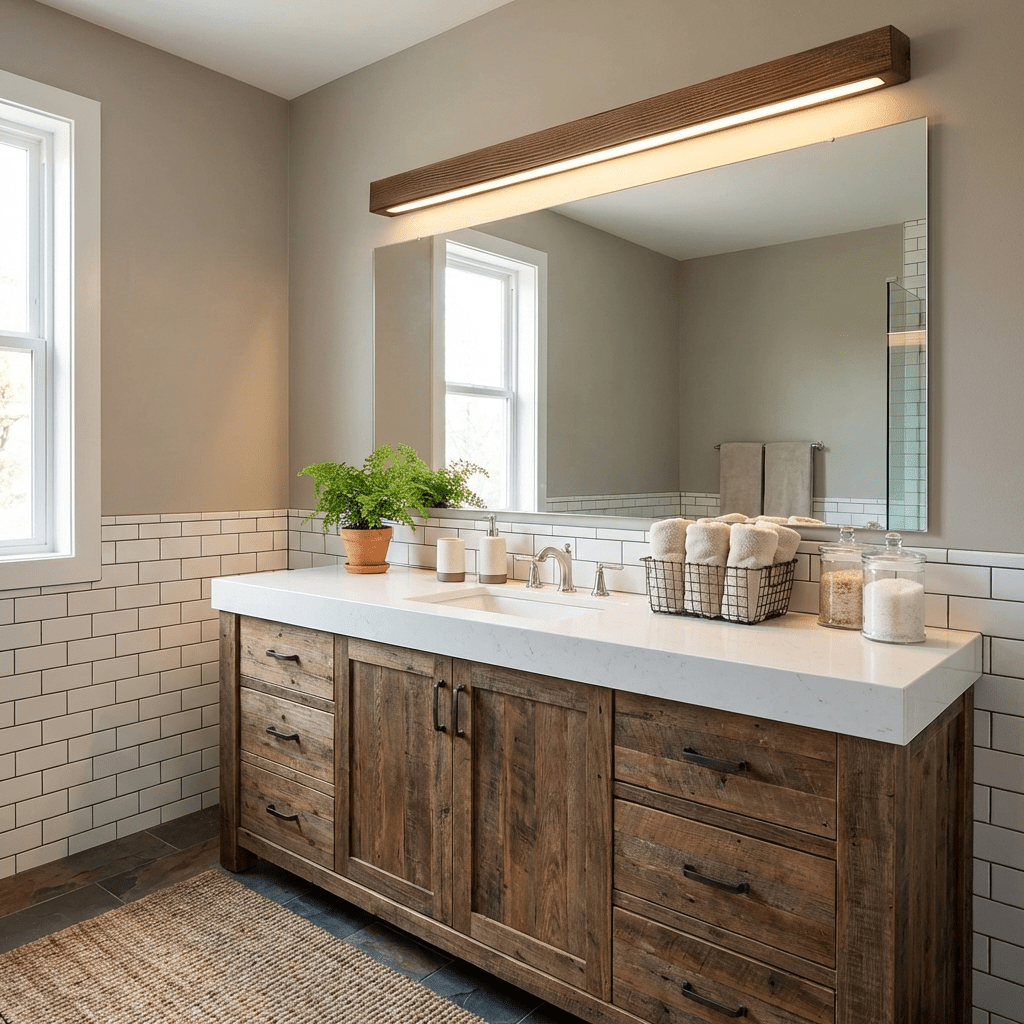 Linear Wood Wall Sconce with Slim Light