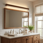 Linear Wood Wall Sconce with Slim Light