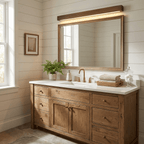 Linear Wood Wall Sconce with Slim Light