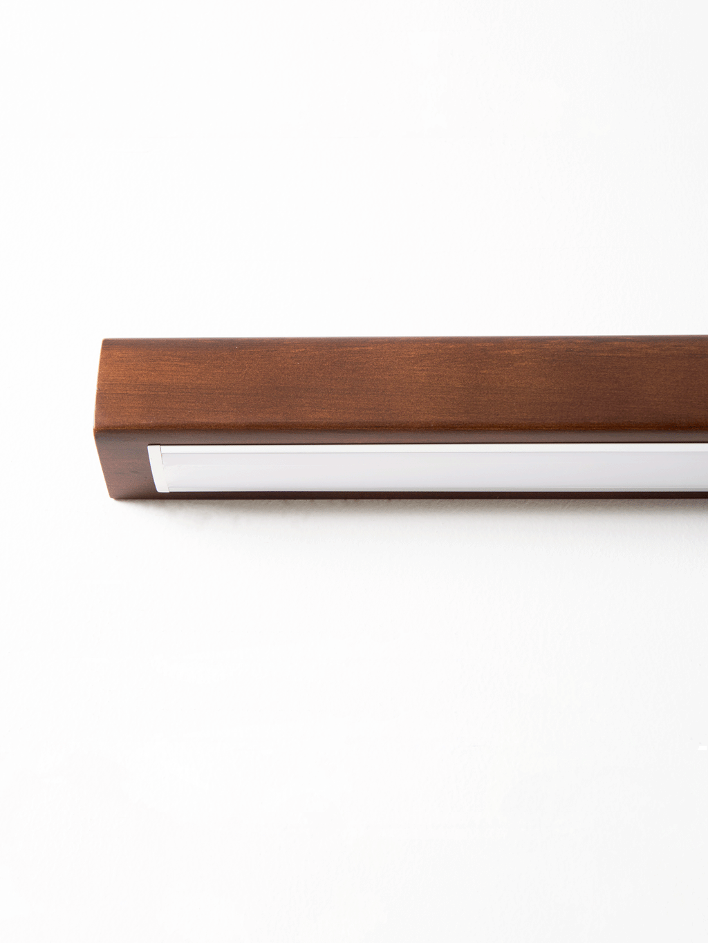 Linear Wood Wall Sconce with Slim Light