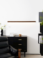 Linear Wood Wall Sconce with Slim Light
