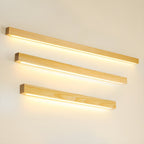Linear Wood Wall Sconce with Slim Light