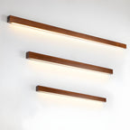 Linear Wood Wall Sconce with Slim Light