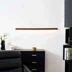 Linear Wood Wall Sconce with Slim Light