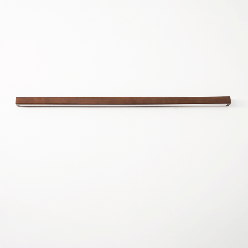 Linear Wood Wall Sconce with Slim Light
