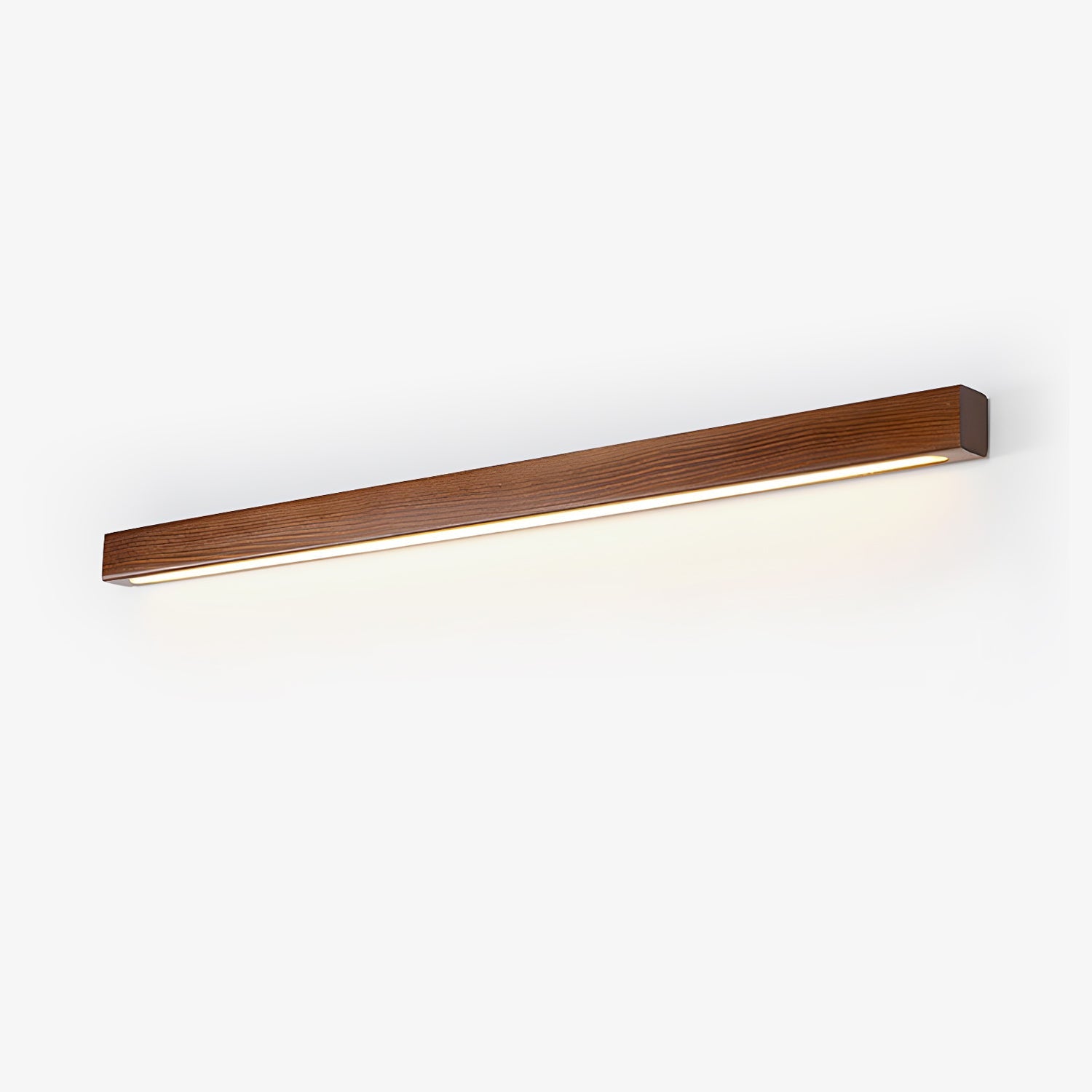 Linear Wood Wall Sconce with Slim Light