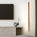 Linear Wood Wall Sconce with Slim Light