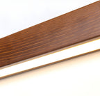 Linear Wood Wall Sconce with Slim Light