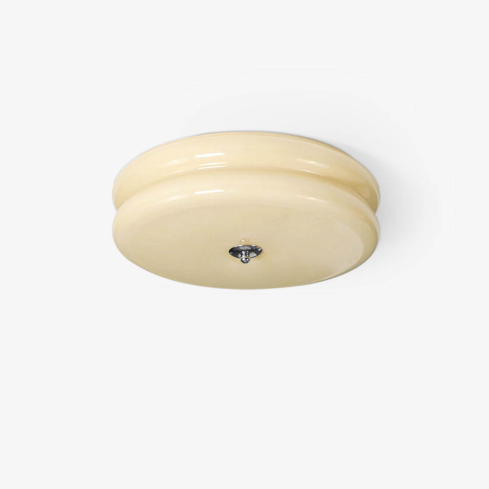 Vintage Glass Flush Mount Ceiling Light