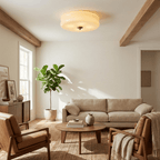 Vintage Glass Flush Mount Ceiling Light