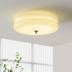 Vintage Glass Flush Mount Ceiling Light