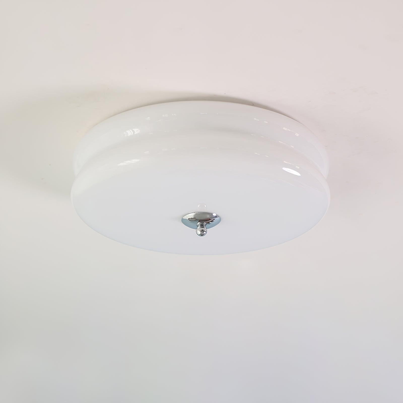 Vintage Glass Flush Mount Ceiling Light