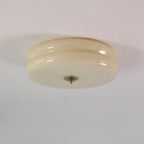 Vintage Glass Flush Mount Ceiling Light