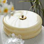 Vintage Glass Flush Mount Ceiling Light