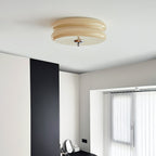 Vintage Glass Flush Mount Ceiling Light