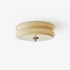 Vintage Glass Flush Mount Ceiling Light