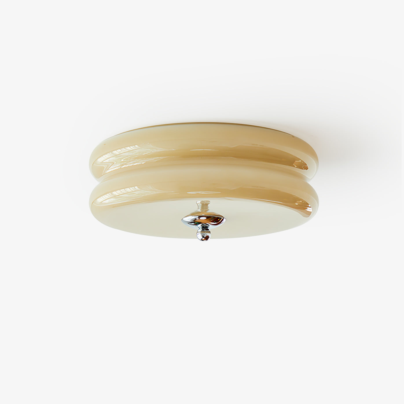 Vintage Glass Flush Mount Ceiling Light