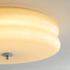Vintage Glass Flush Mount Ceiling Light