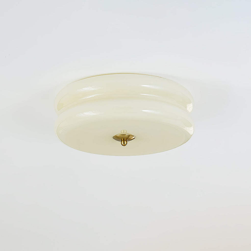 Vintage Glass Flush Mount Ceiling Light