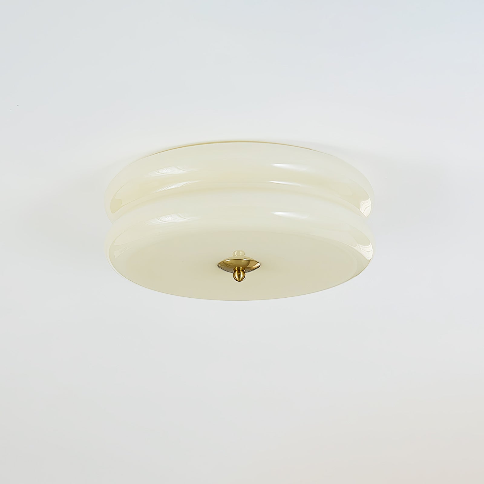 Vintage Glass Flush Mount Ceiling Light