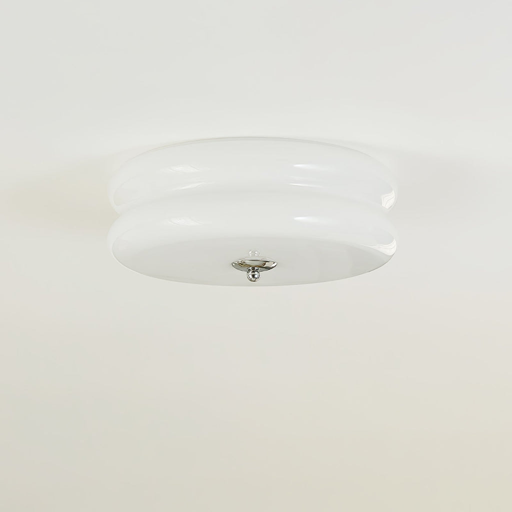 Vintage Glass Flush Mount Ceiling Light