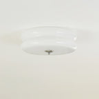 Vintage Glass Flush Mount Ceiling Light