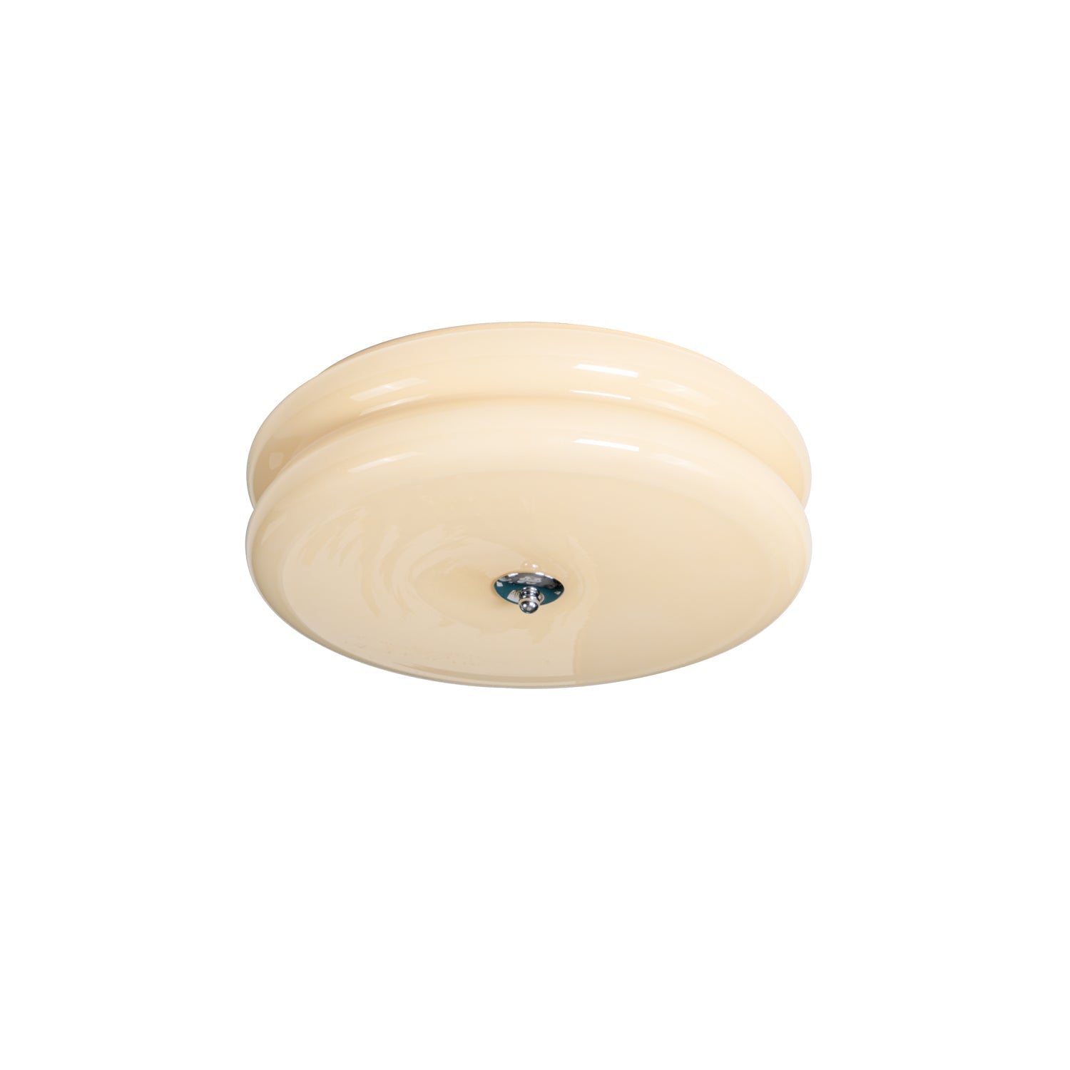 Vintage Glass Flush Mount Ceiling Light