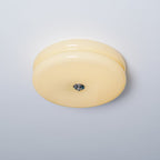 Vintage Glass Flush Mount Ceiling Light