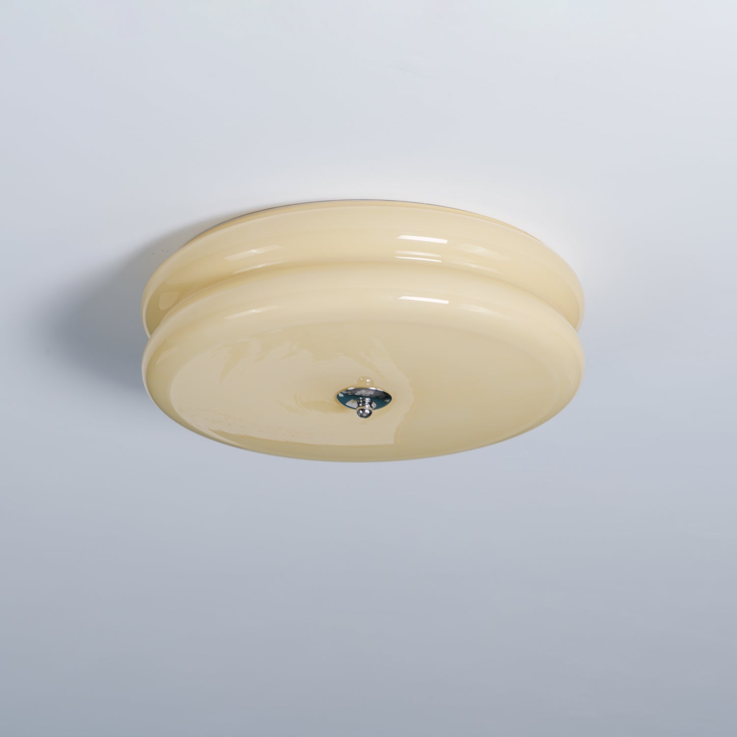 Vintage Glass Flush Mount Ceiling Light