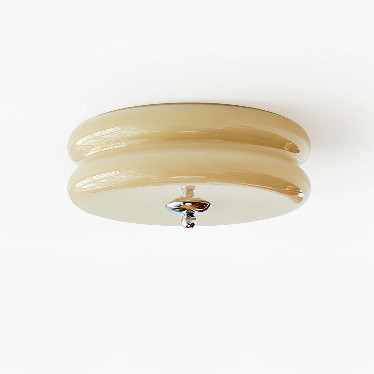 Vintage Glass Flush Mount Ceiling Light