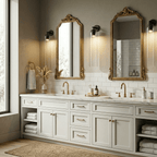 Art Glass Tube Wall Sconce with Brass Wall Mount