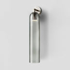 Art Glass Tube Wall Sconce with Brass Wall Mount