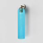 Art Glass Tube Wall Sconce with Brass Wall Mount