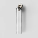 Art Glass Tube Wall Sconce with Brass Wall Mount