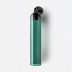 Art Glass Tube Wall Sconce with Brass Wall Mount