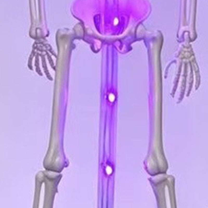 Halloween Skeleton Solar Stake Light Waterproof LED Outdoor Ground Skeleton Lamp Plastic Landscape Light for Yard Garden and Pathway Decoration