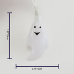 Halloween Ghost String Lights Copper Wire LED Decorative String Light with Ghost Shaped Shades for Outdoor Yard and Party Decoration